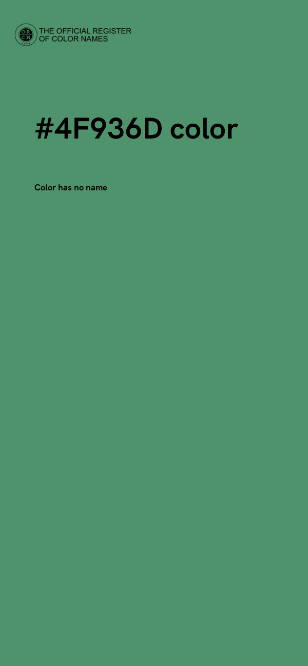 #4F936D color image