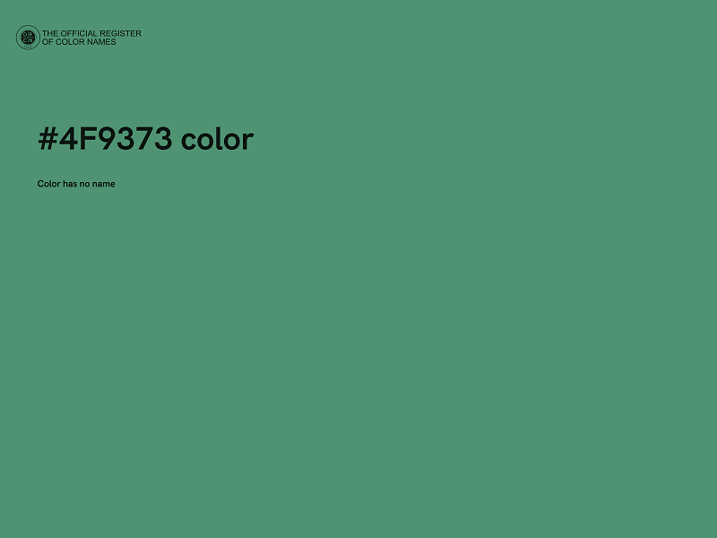 #4F9373 color image