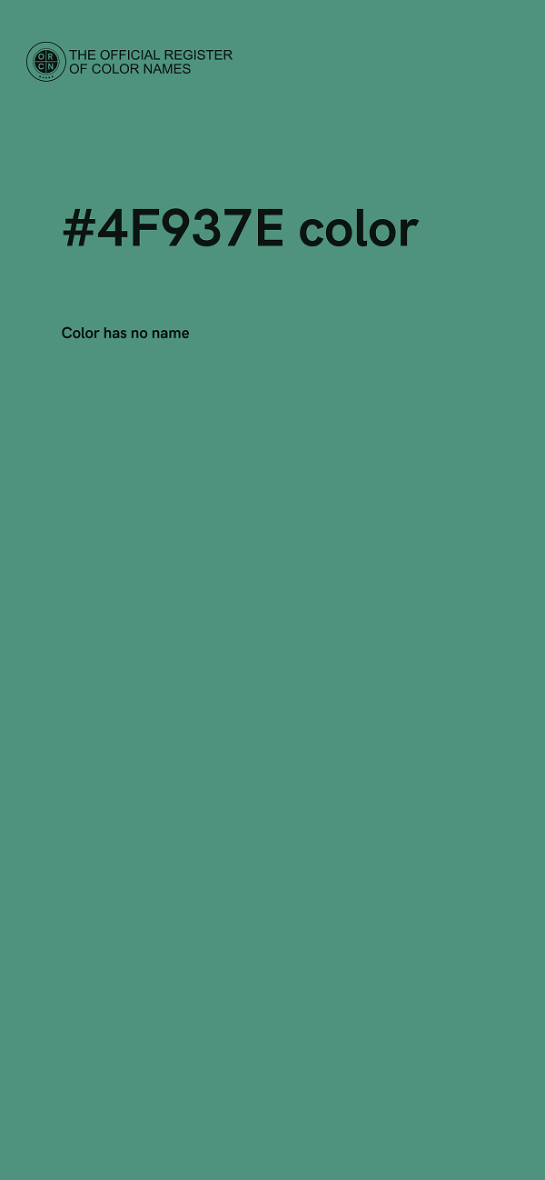 #4F937E color image