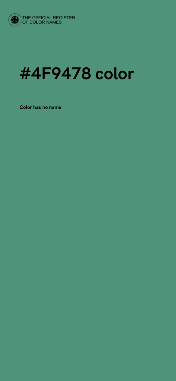 #4F9478 color image