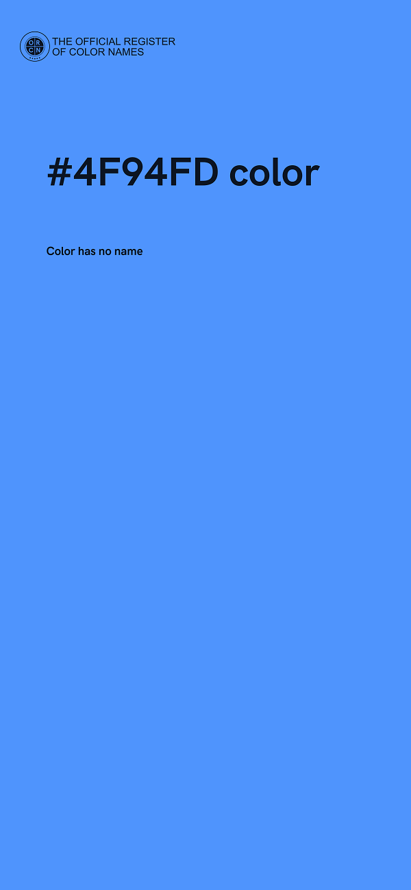 #4F94FD color image