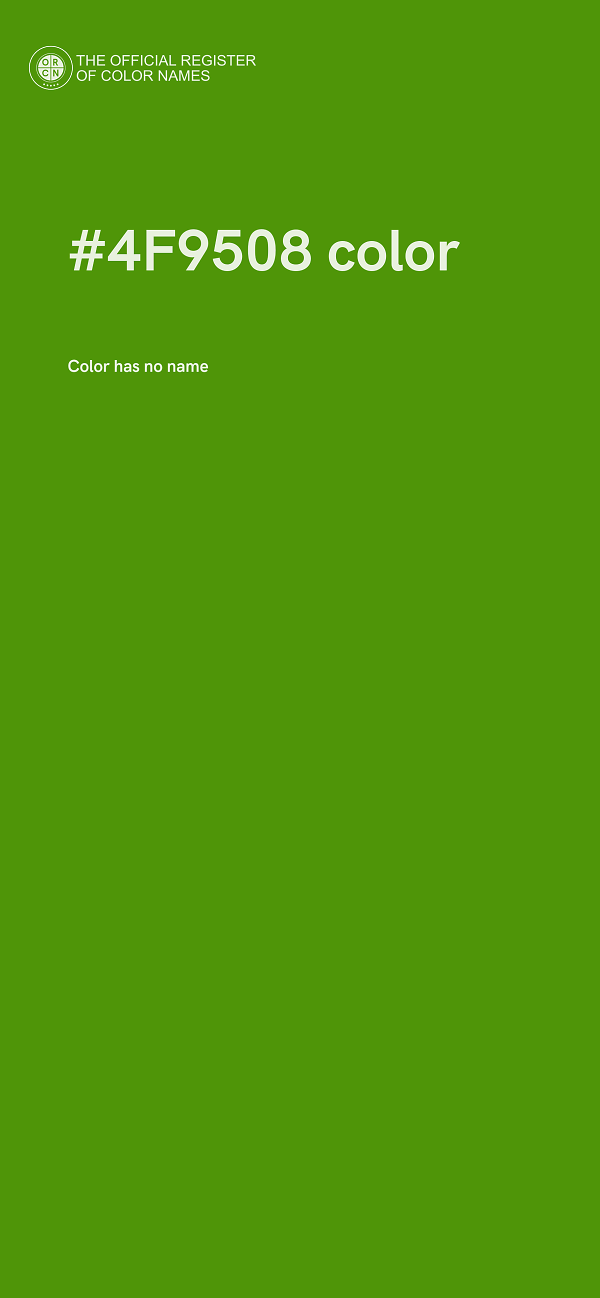 #4F9508 color image