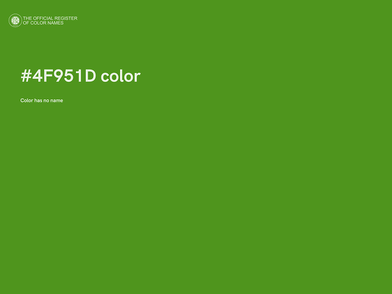 #4F951D color image