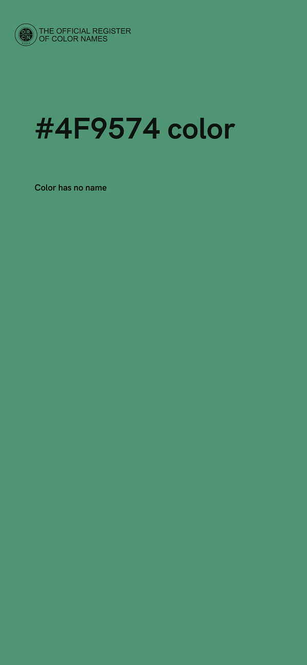 #4F9574 color image