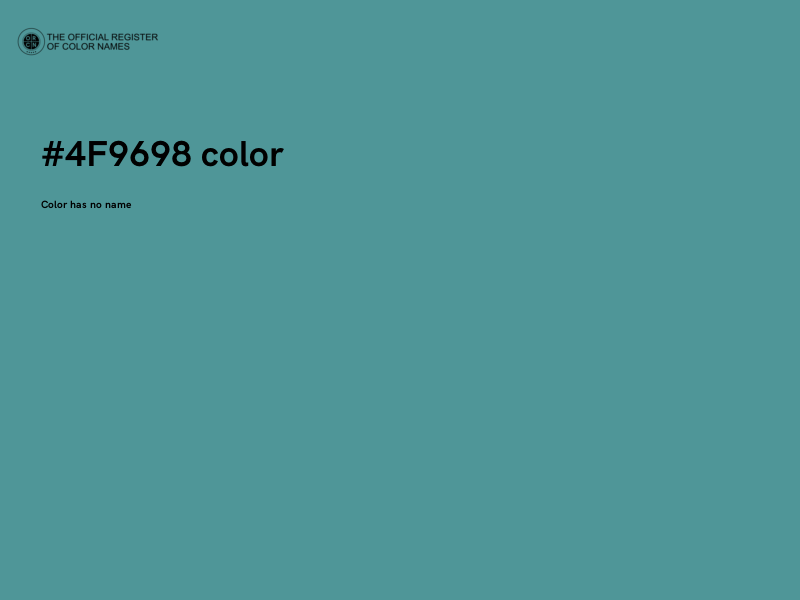 #4F9698 color image
