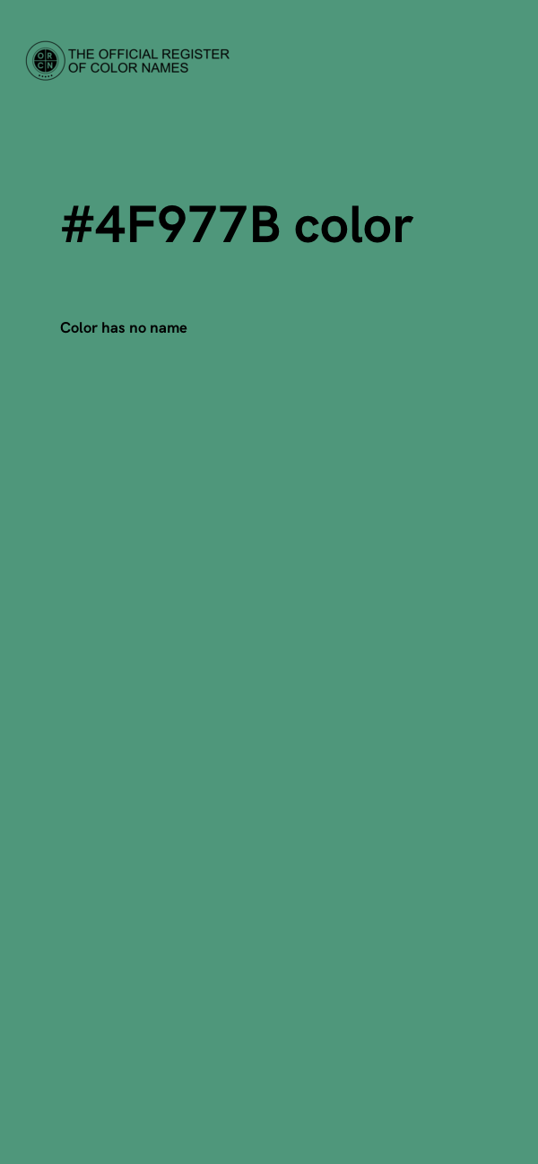 #4F977B color image