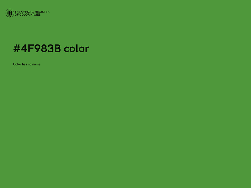 #4F983B color image