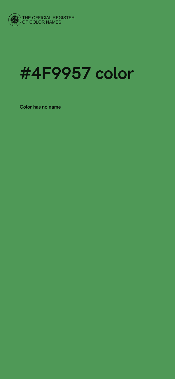 #4F9957 color image