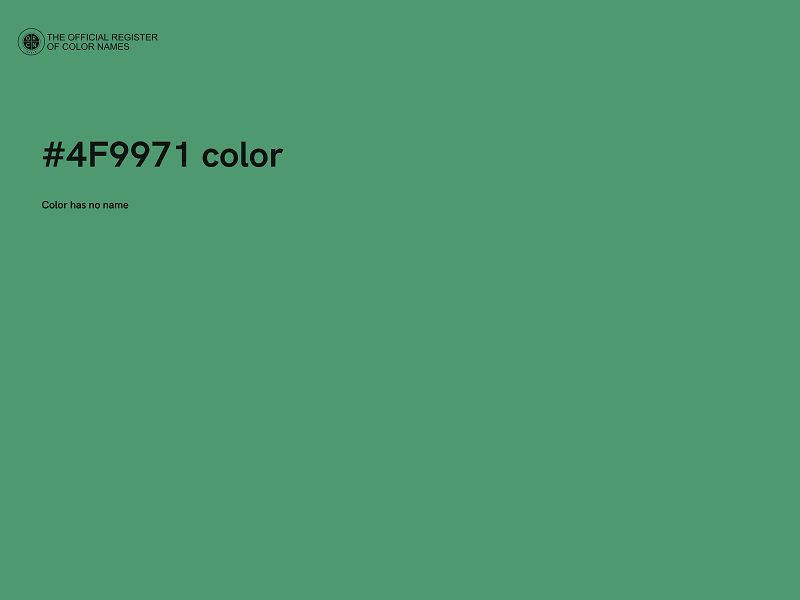 #4F9971 color image