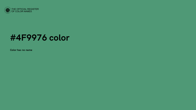#4F9976 color image