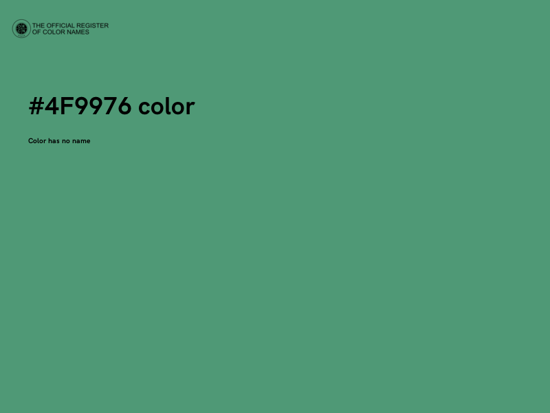 #4F9976 color image