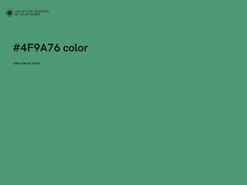 #4F9A76 color image