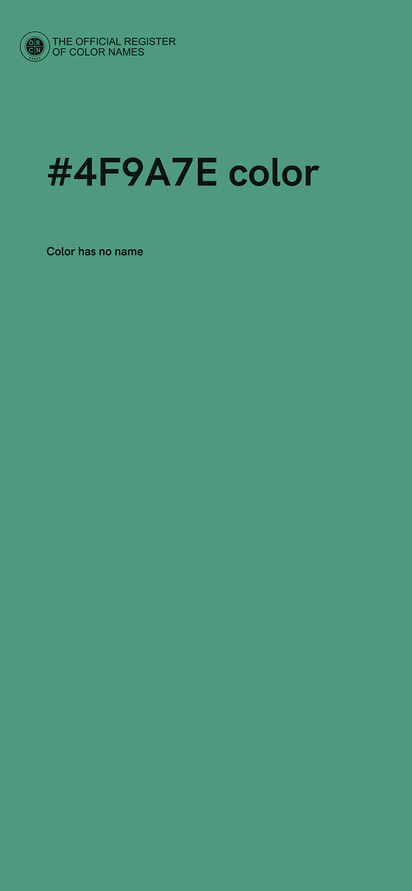 #4F9A7E color image