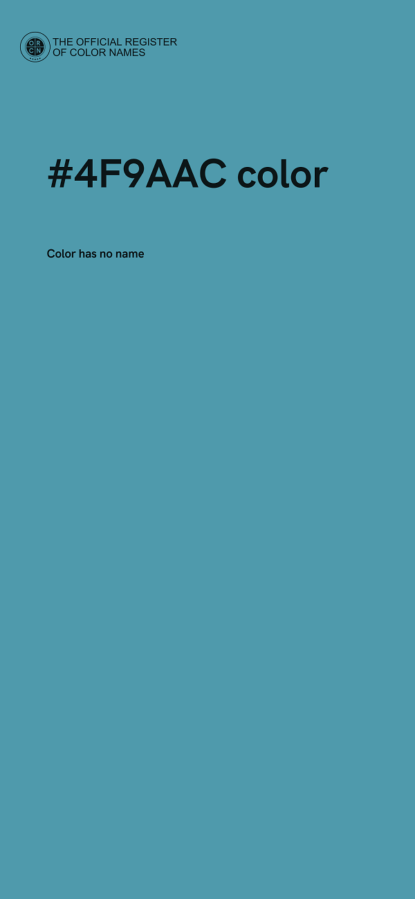 #4F9AAC color image