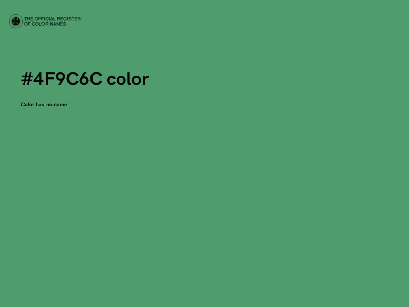 #4F9C6C color image
