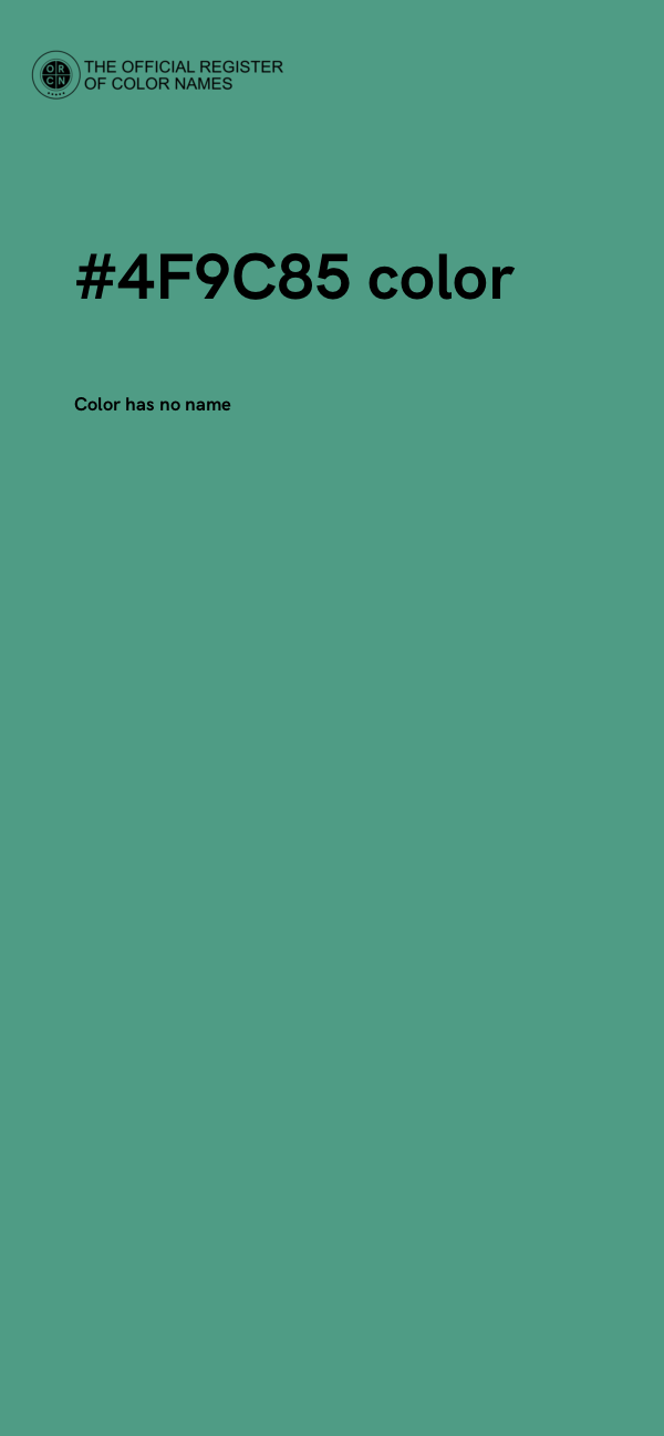 #4F9C85 color image
