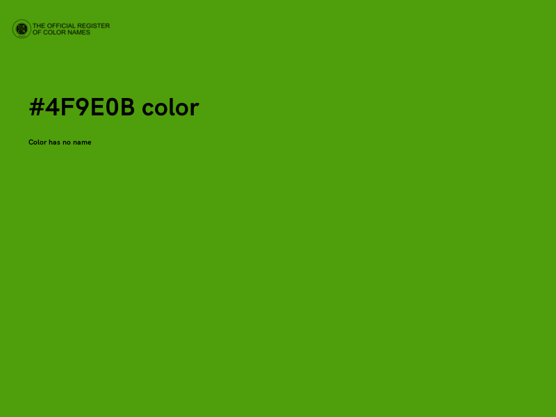 #4F9E0B color image