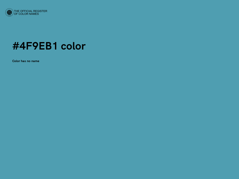 #4F9EB1 color image
