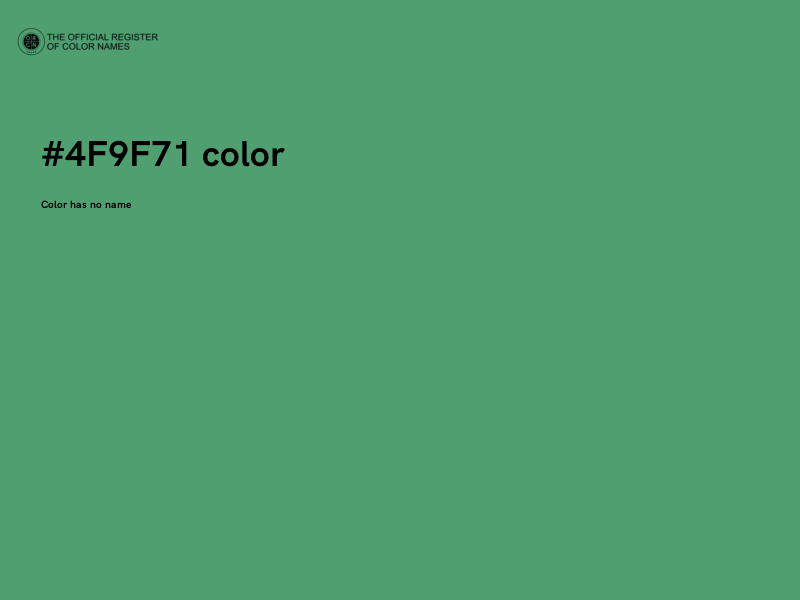 #4F9F71 color image