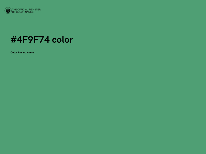 #4F9F74 color image