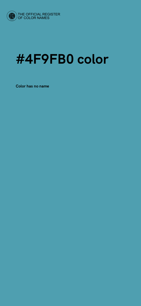 #4F9FB0 color image