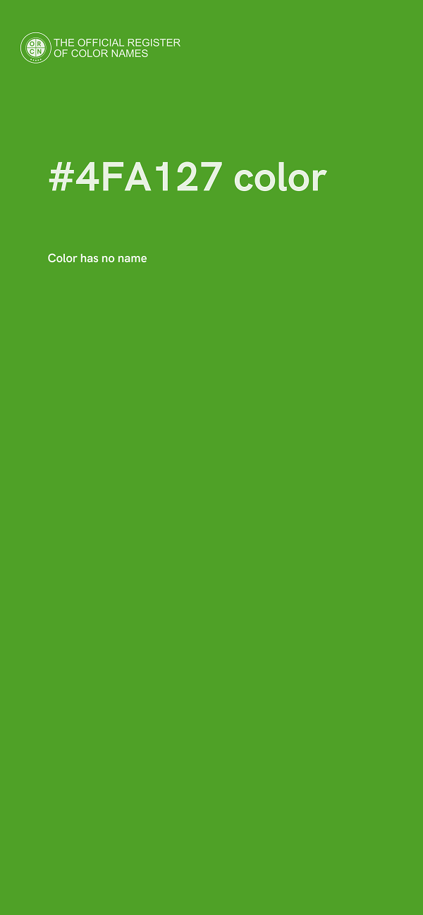 #4FA127 color image