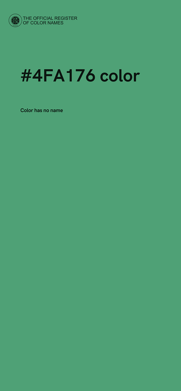 #4FA176 color image
