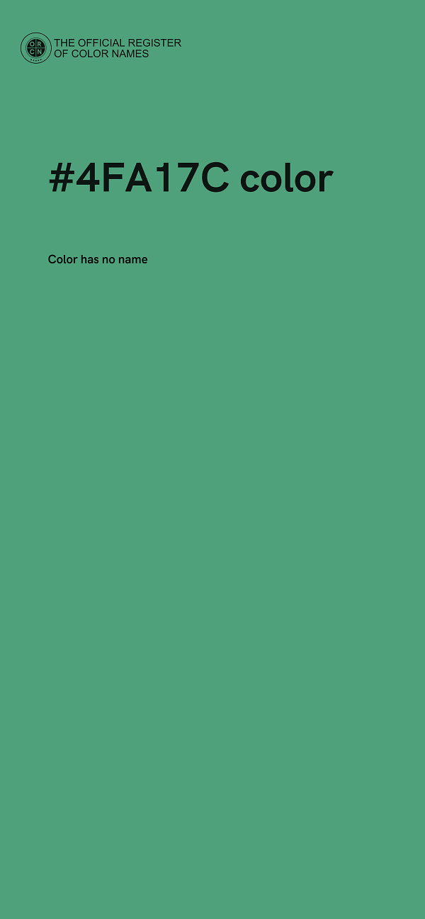 #4FA17C color image