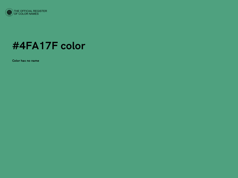 #4FA17F color image