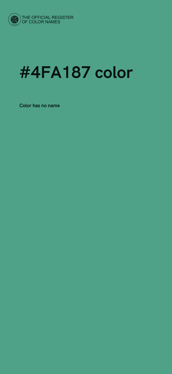 #4FA187 color image