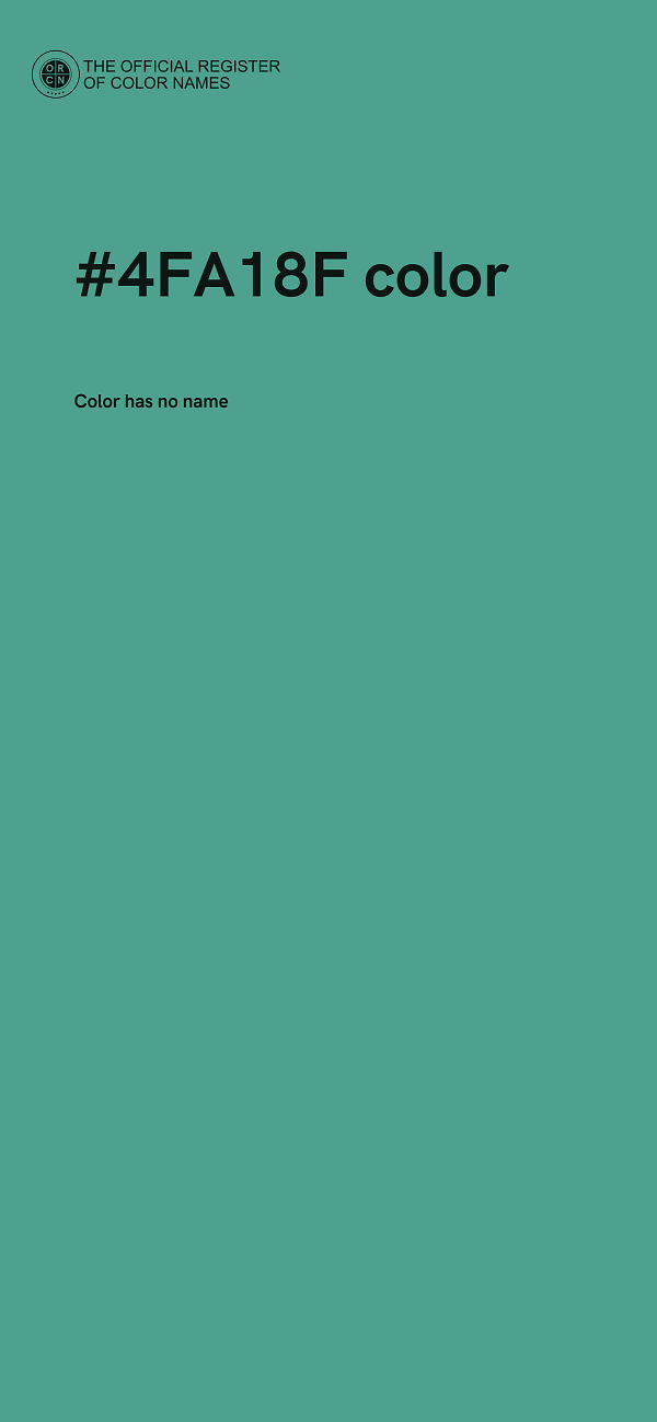 #4FA18F color image