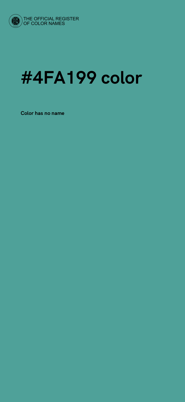 #4FA199 color image