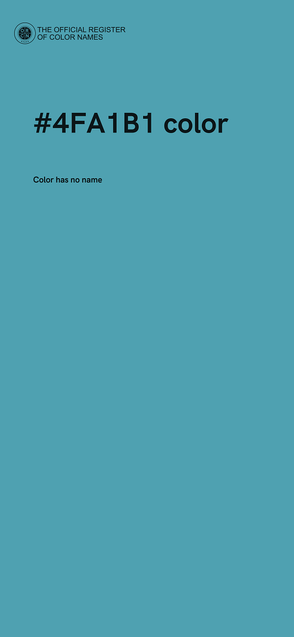 #4FA1B1 color image