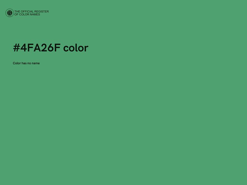 #4FA26F color image
