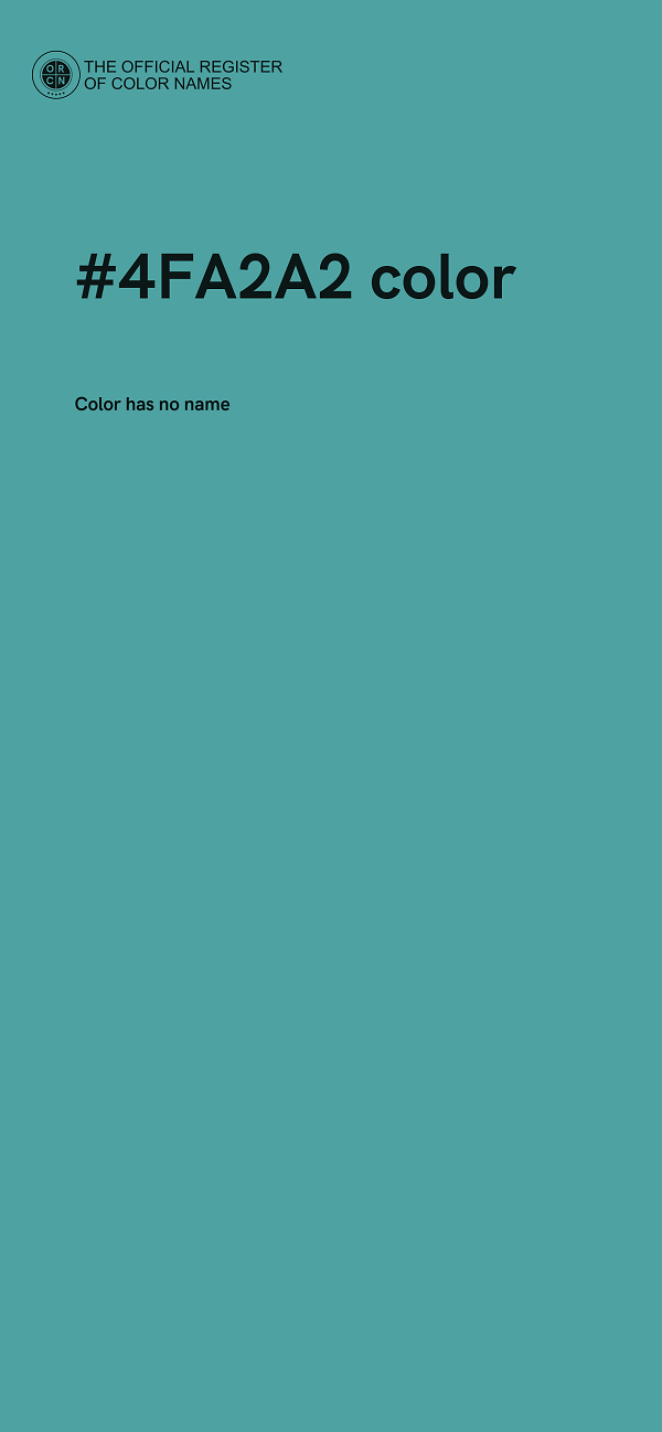 #4FA2A2 color image