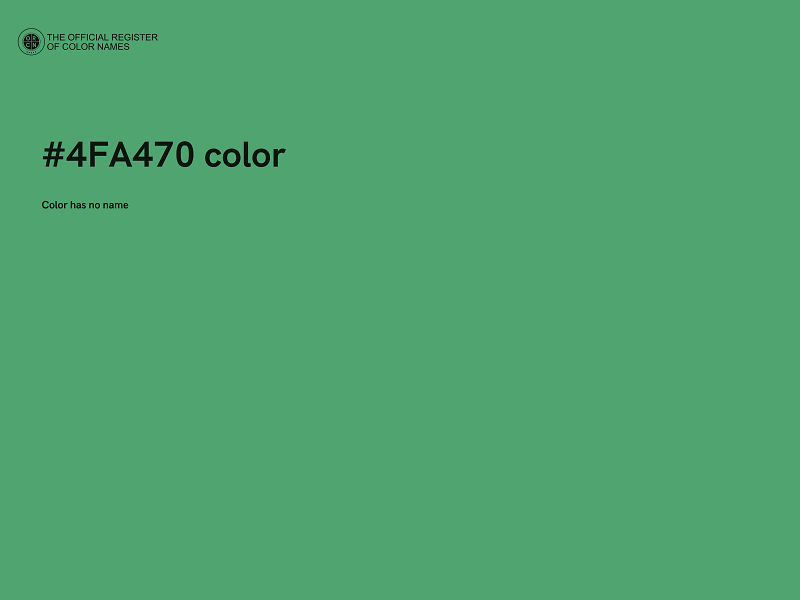 #4FA470 color image