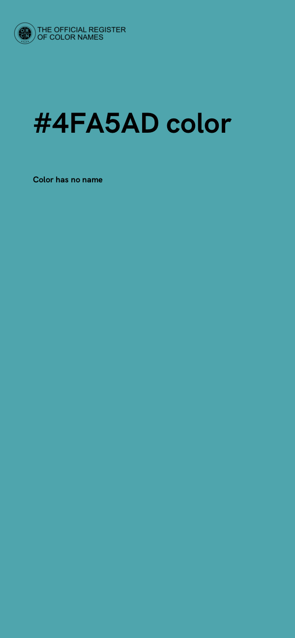 #4FA5AD color image
