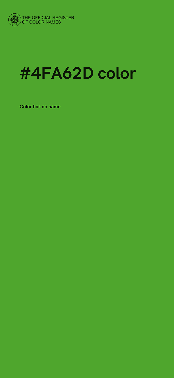 #4FA62D color image