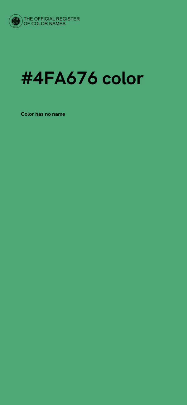 #4FA676 color image
