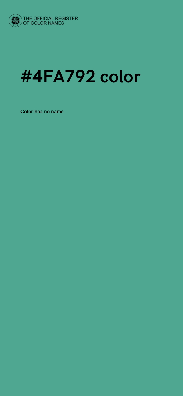 #4FA792 color image