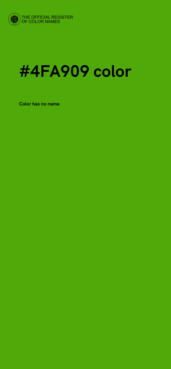 #4FA909 color image