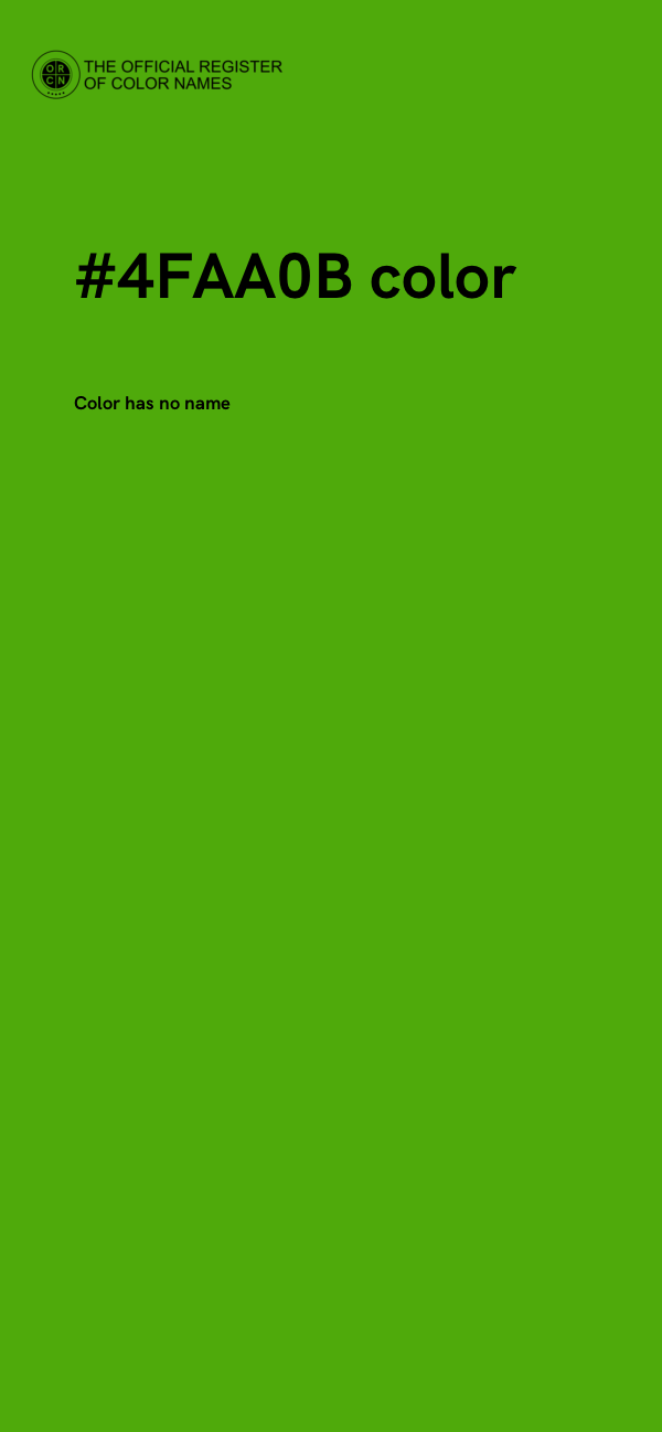 #4FAA0B color image