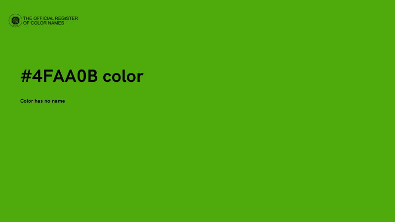 #4FAA0B color image