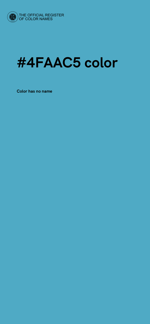 #4FAAC5 color image