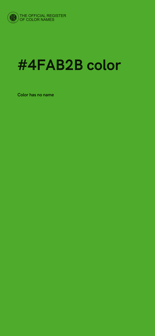 #4FAB2B color image
