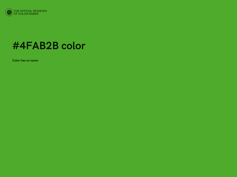 #4FAB2B color image