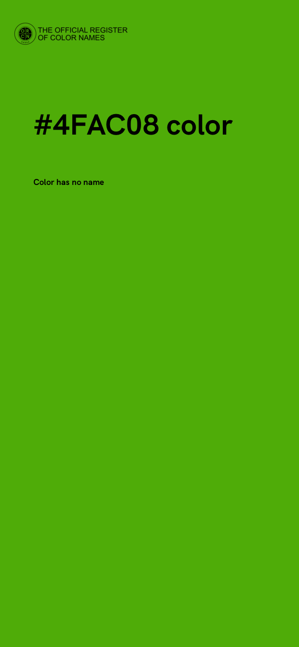 #4FAC08 color image