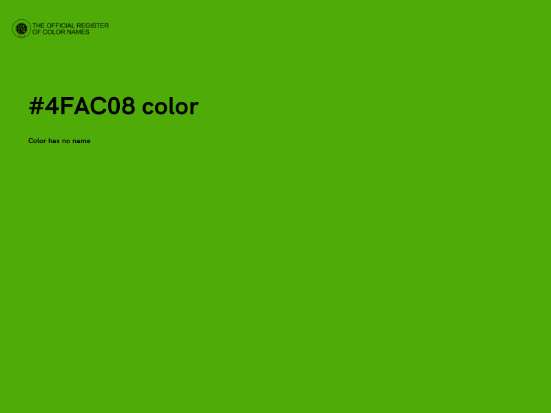 #4FAC08 color image