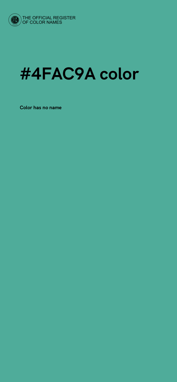 #4FAC9A color image