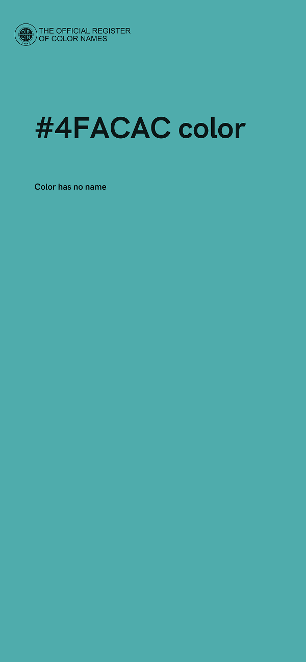 #4FACAC color image